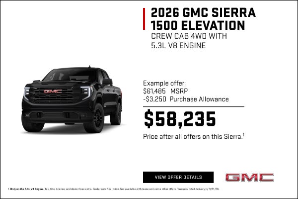 Example offer: 
$61,485 MSRP 
$3,250 Purchase Allowance
$58,235 Price after all offers on this Si...