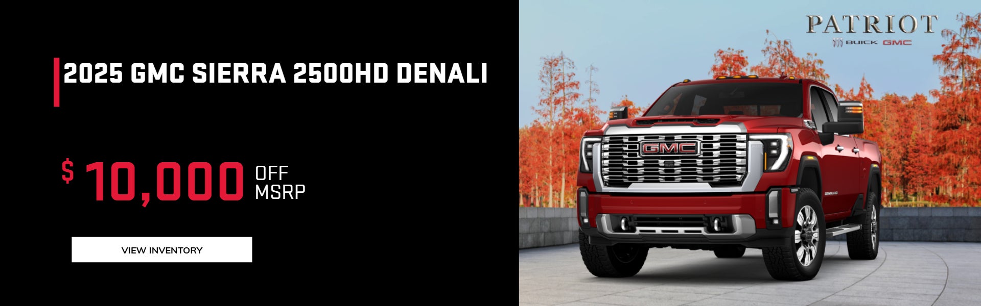 2025 GMC Sierra 2500HD Denali $10,000 off MSRP