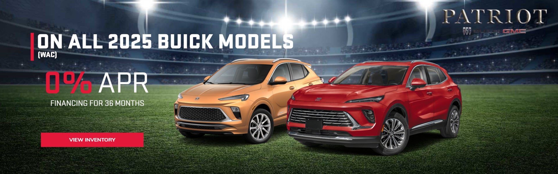 GOLD & RED BUICK ON SUMMER THEME