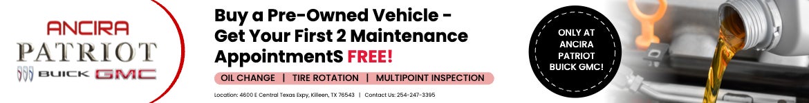 Buy a Pre-Owned Vehicle - Get Your First 2 Maintenance Appointments FREE!