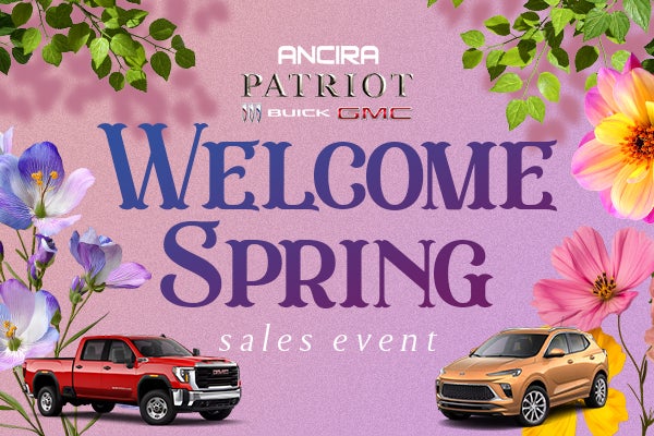 Ancira Auto Group promotional banner for spring.